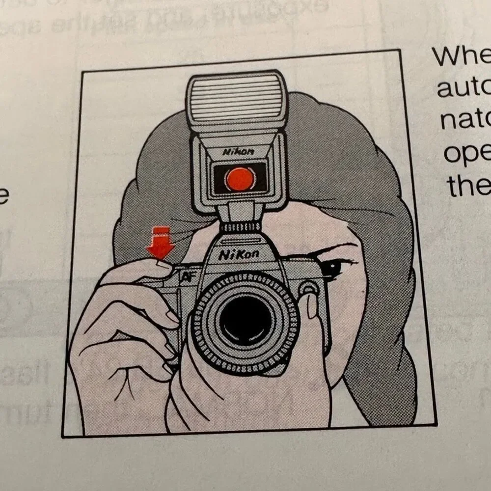 Nikon SB-24 Speedlight Electronic Flash With Instructions